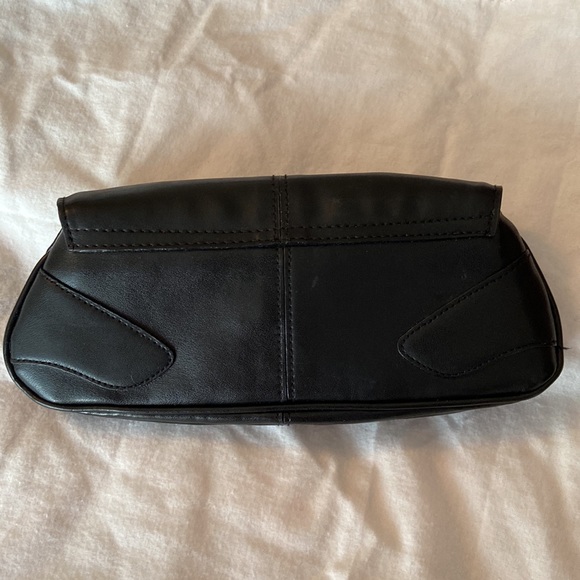Aldo clutch - black faux leather - Picture 2 of 3